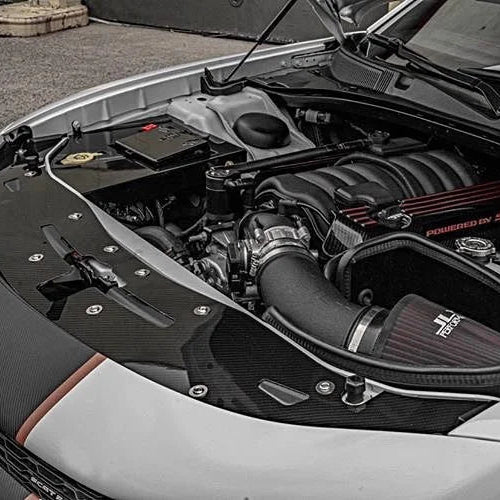 FSPE Radiator Cover – Dodge Charger (2015–2023, All Engines) - JSI Racing 