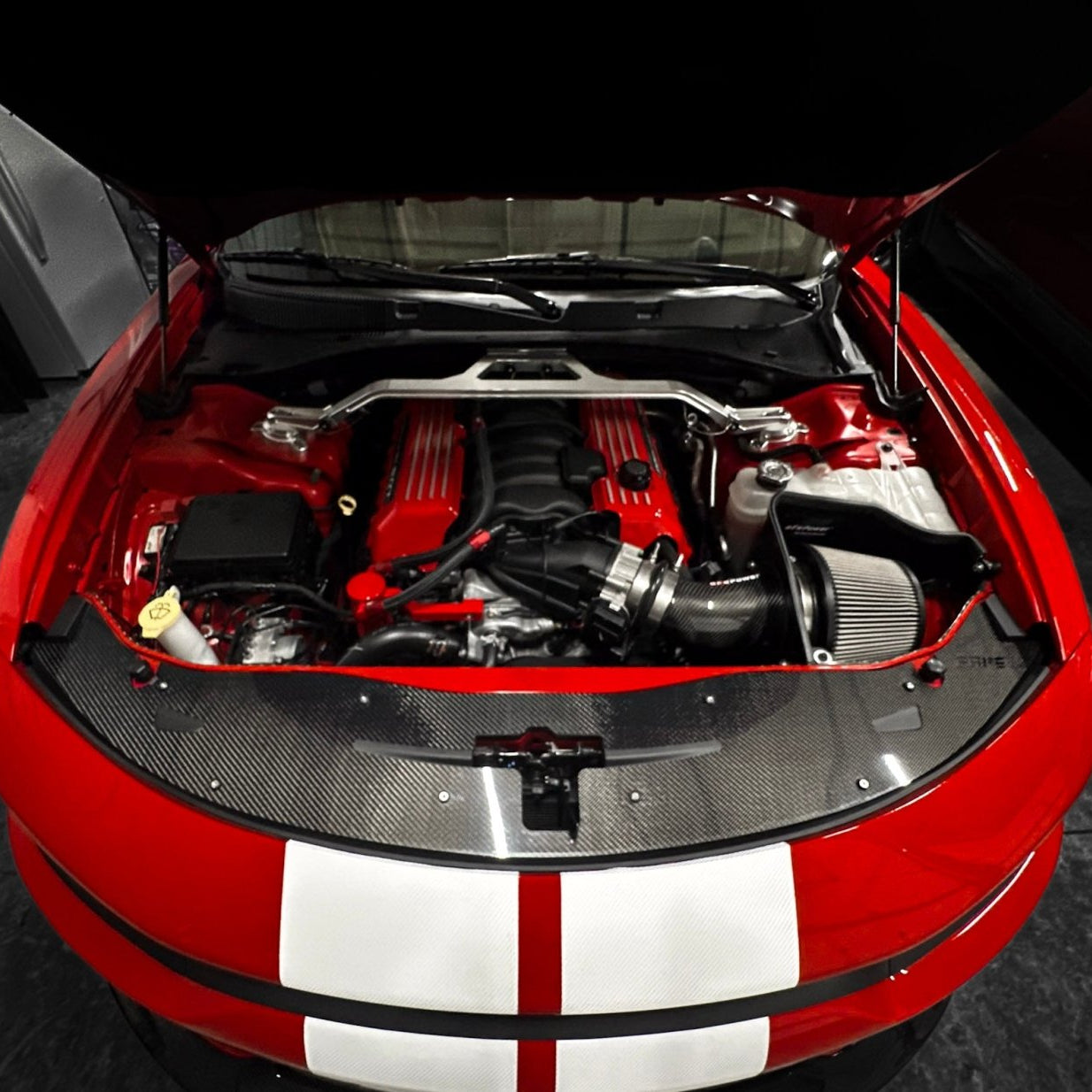 FSPE Radiator Cover – Dodge Charger (2015–2023, All Engines) - JSI Racing 