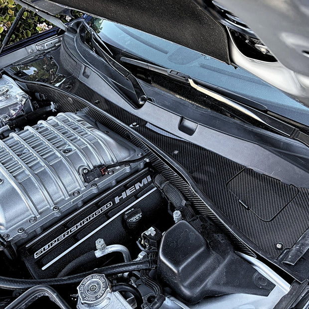 Dodge Charger Rain Guard / Wiper Cowl Cover (2012-2023) - JSI Racing 