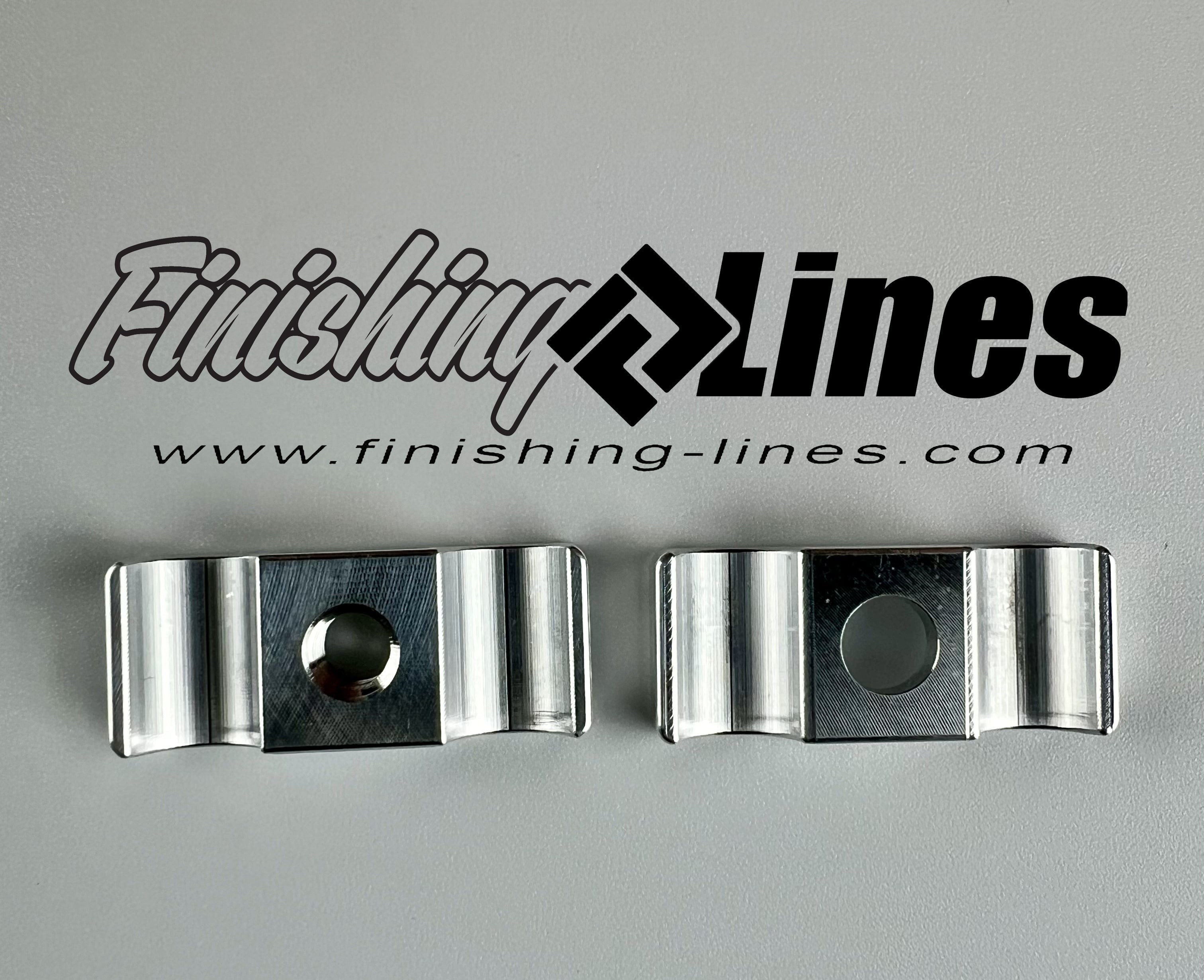 Finishing Lines Billet Brake Hose Separator Clamp Set - JSI Racing 