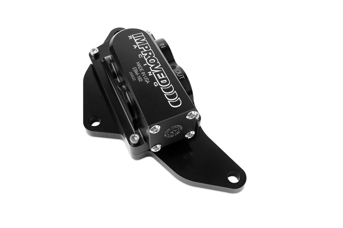 Improved Racing Oil Cooler Adapter for BMW Engines, Top-Mount Lines, 212ºF Thermostat