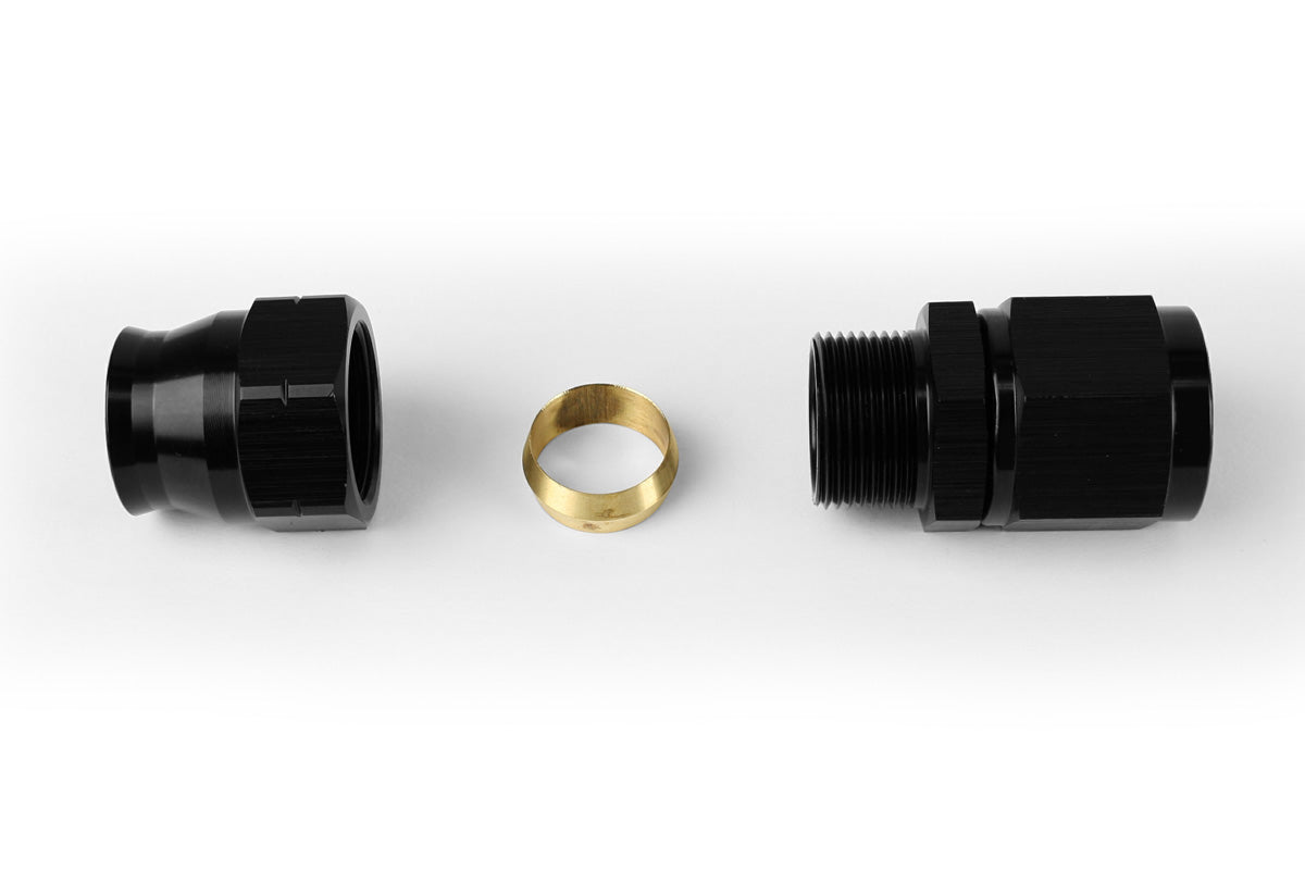 RaceFlux AN Female Straight Hard Tube