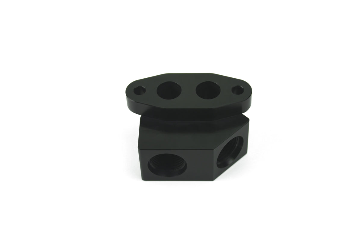 Improved Racing Front Sump LS1, LS2 GTO / Commodore Oil Cooler Adapter