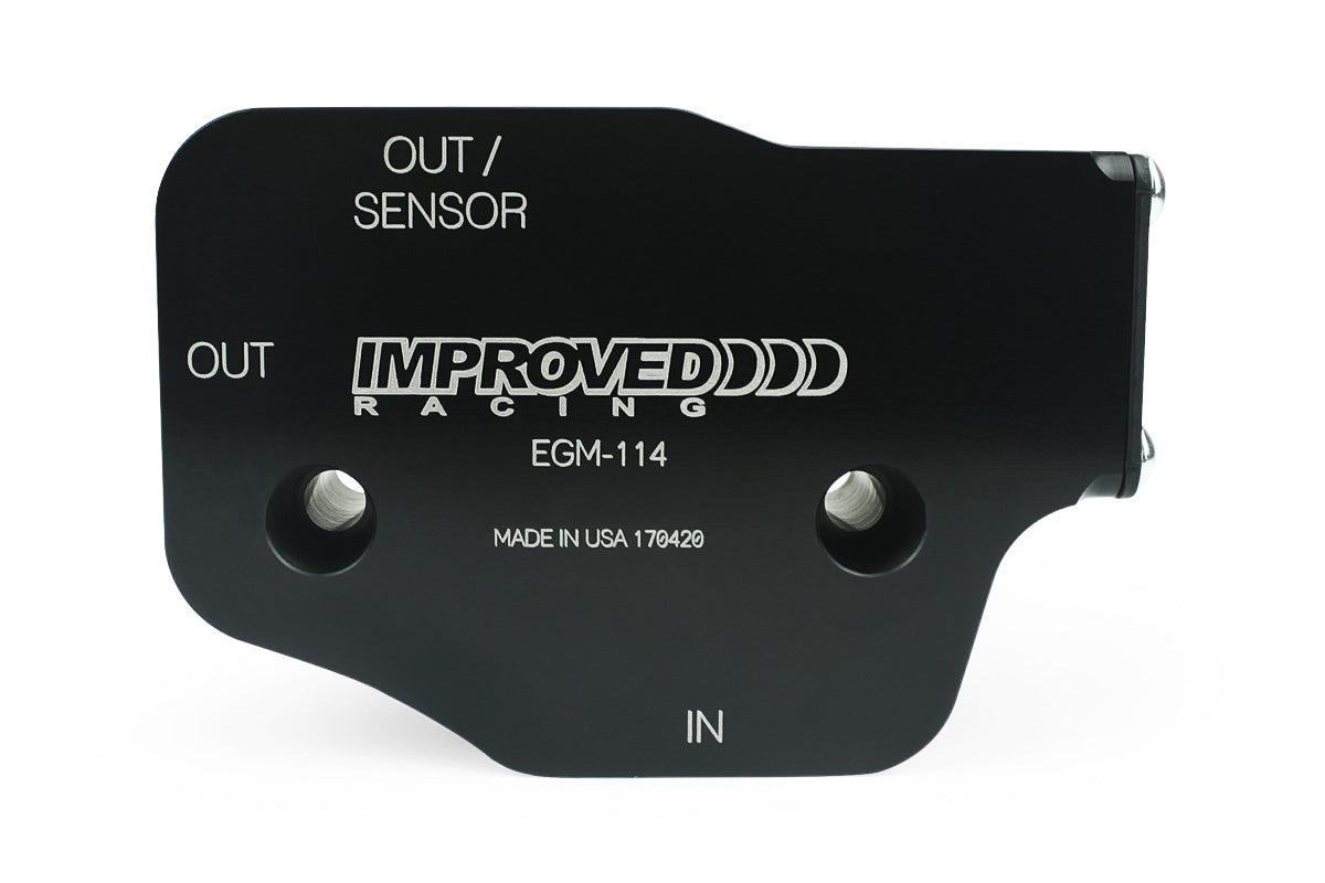 Improved Racing LSX and LS Oil Cooler Adapter with Thermostat, Rear Sump, 212ºF