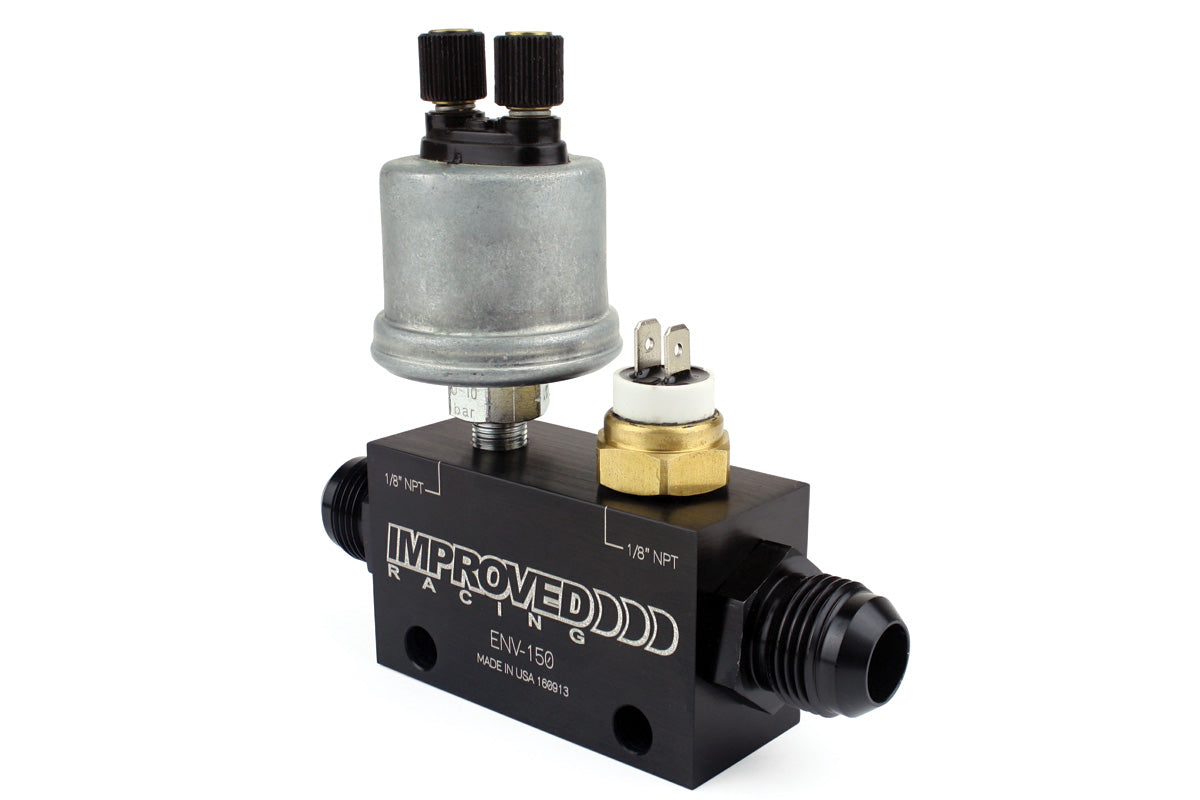 Improved Racing Dual Inline Oil Sensor Manifold Block
