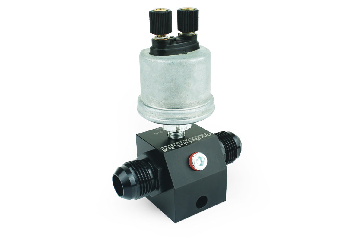 Improved Racing Compact Dual Inline Oil Sensor Adapter Block
