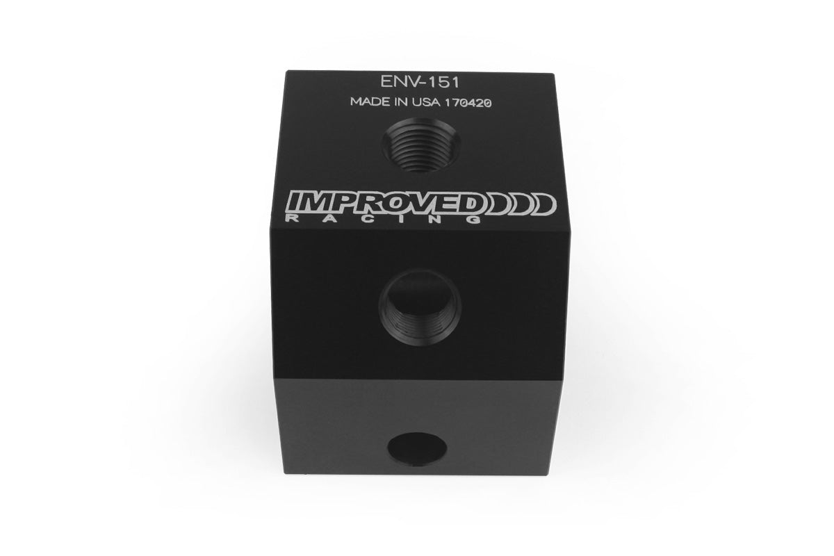 Improved Racing Compact Dual Inline Oil Sensor Adapter Block