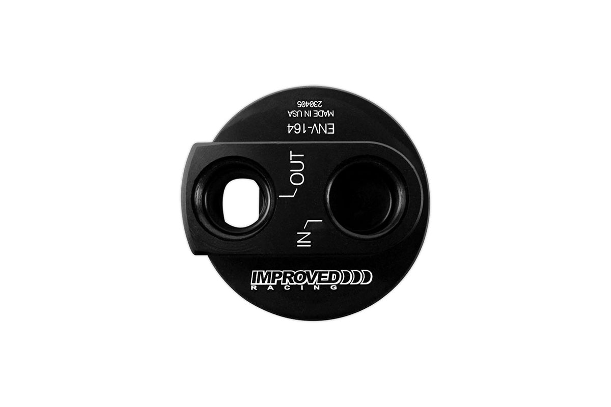 Improved Racing Remote Oil Filter Take-Off Adapter Plate, M20x1.50 Filter Thread