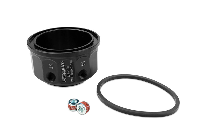 Improved Racing Oil Filter Bypass Cup with Sensor Ports
