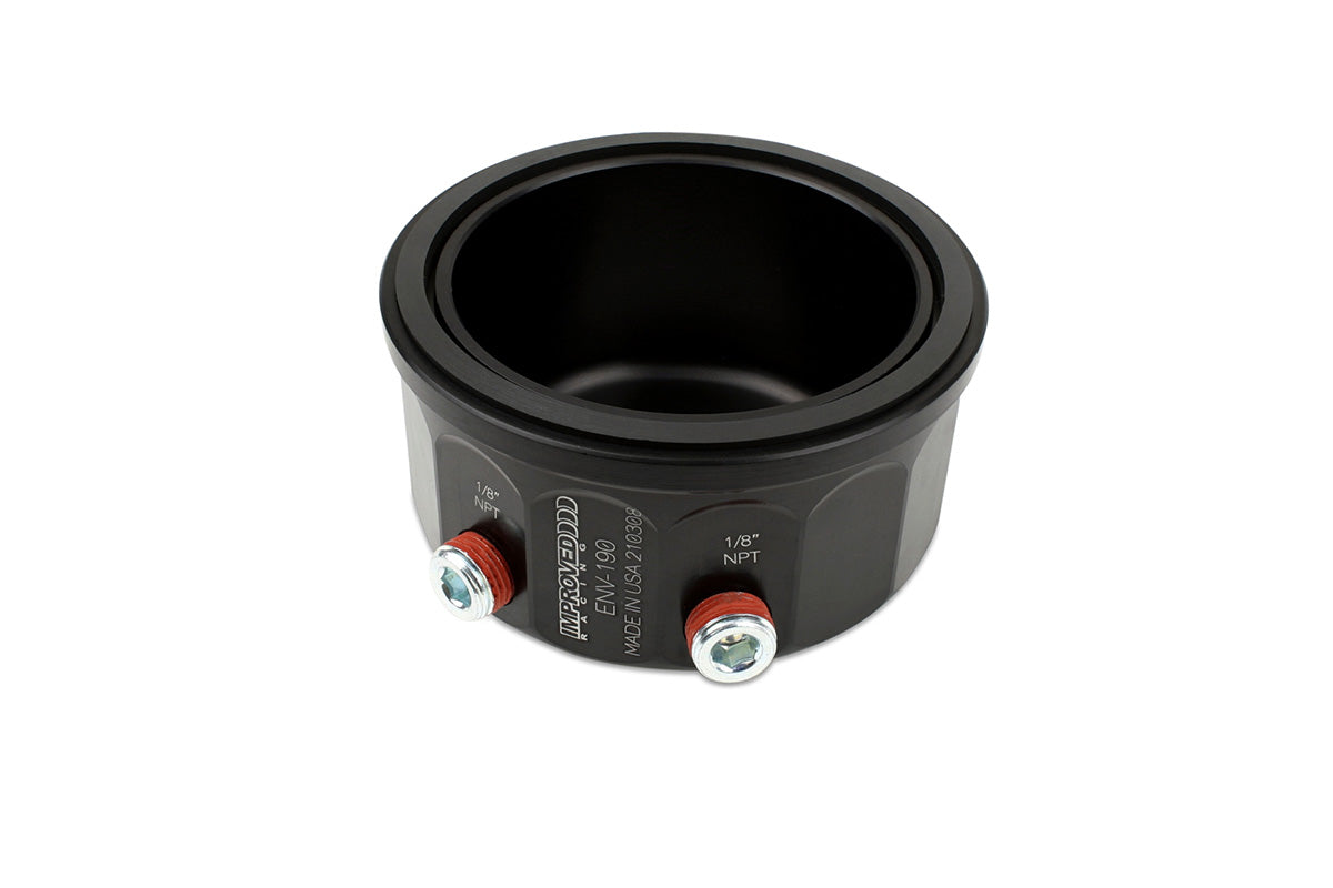 Improved Racing Oil Filter Bypass Cup with Sensor Ports