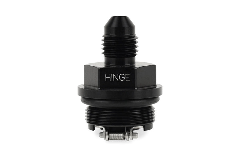 Improved Racing High-Flow, Low Cracking Pressure Flapper Check Valve, -4AN Male, Hinge Side