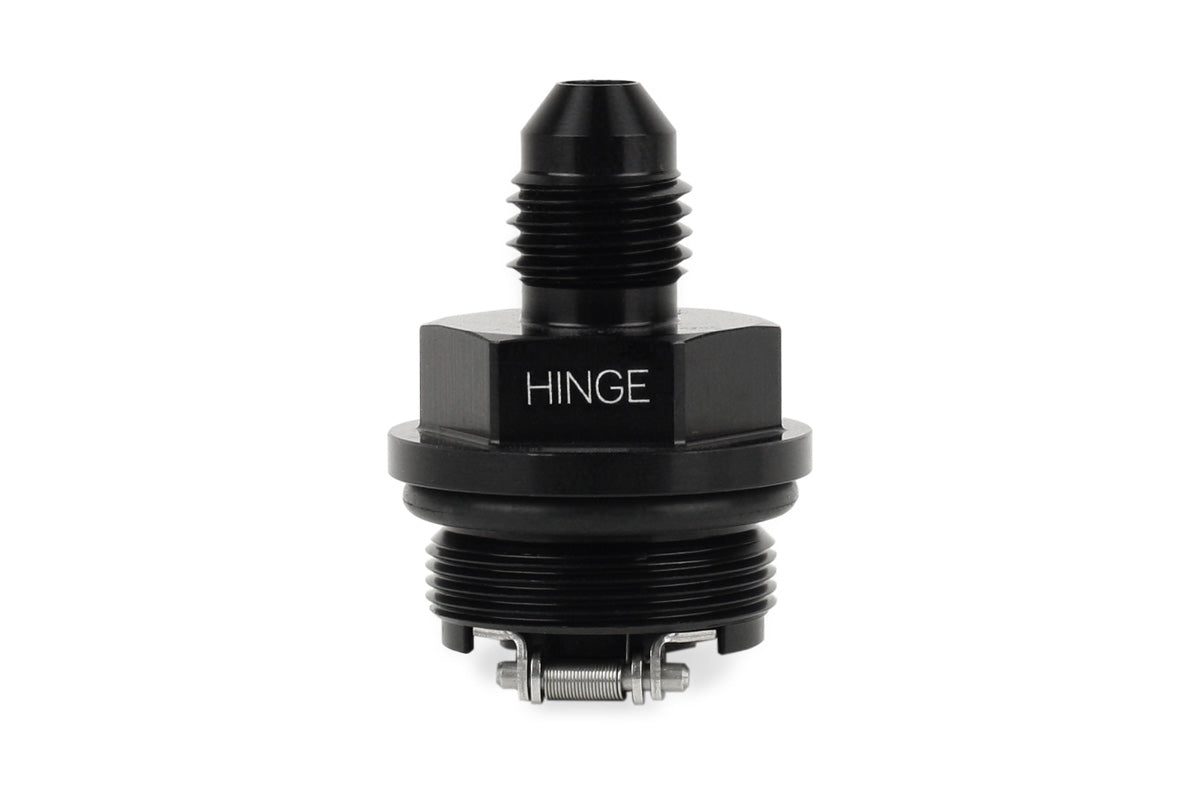 Improved Racing High-Flow, Low Cracking Pressure Flapper Check Valve, -4AN Male, Hinge Side