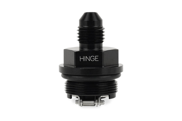 Improved Racing High-Flow, Low Cracking Pressure Flapper Check Valve, -4AN Male, Hinge Side