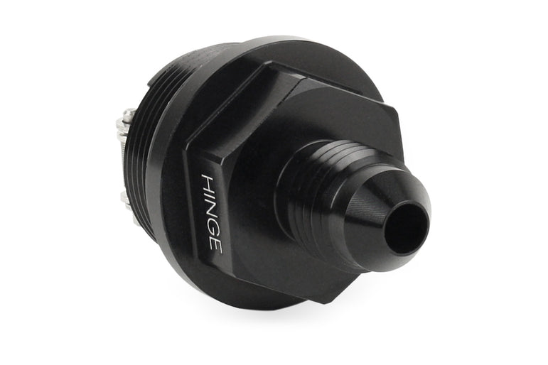 Improved Racing High-Flow, Low Cracking Pressure Flapper Check Valve, -4AN Male, Hinge Side