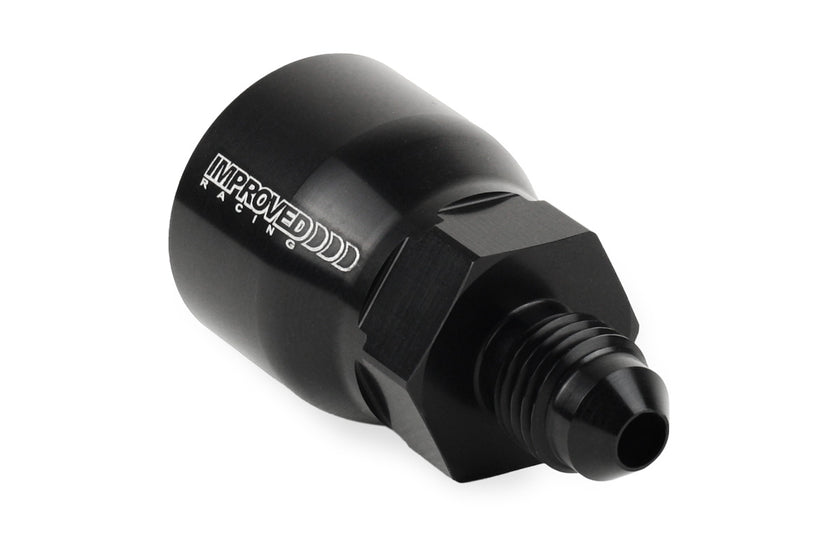 Improved Racing High-Flow, Low Cracking Pressure Flapper Check Valve, -4AN Male, Outlet