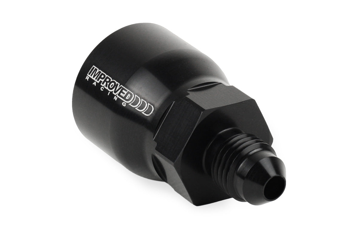 Improved Racing High-Flow, Low Cracking Pressure Flapper Check Valve, -4AN Male, Outlet