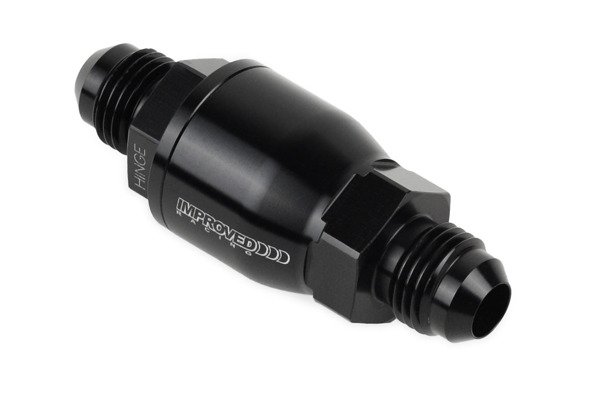 Improved Racing High-Flow, Low Cracking Pressure Flapper Check Valve, -6AN Male