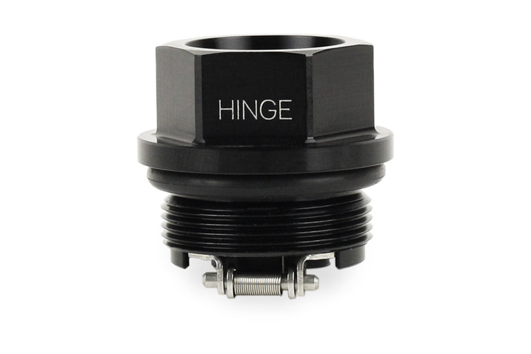 Improved Racing High-Flow, Low Cracking Pressure Flapper Check Valve, -6 ORB Female, Hinge Side