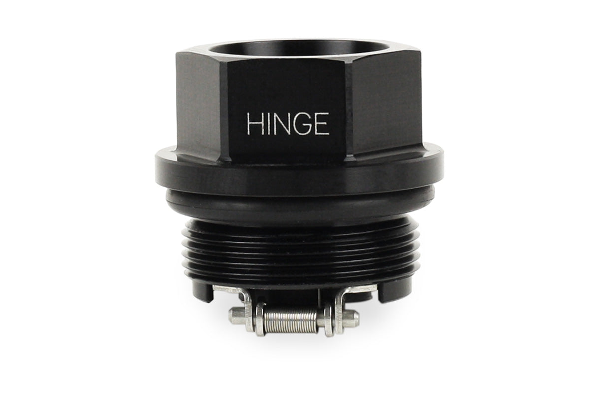 Improved Racing High-Flow, Low Cracking Pressure Flapper Check Valve, -6 ORB Female, Hinge Side