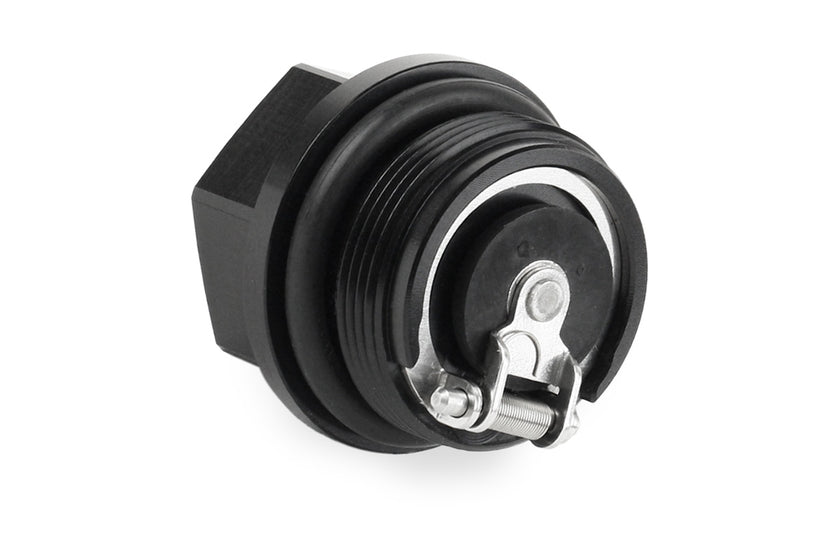 Improved Racing High-Flow, Low Cracking Pressure Flapper Check Valve, -6 ORB Female, Hinge Side