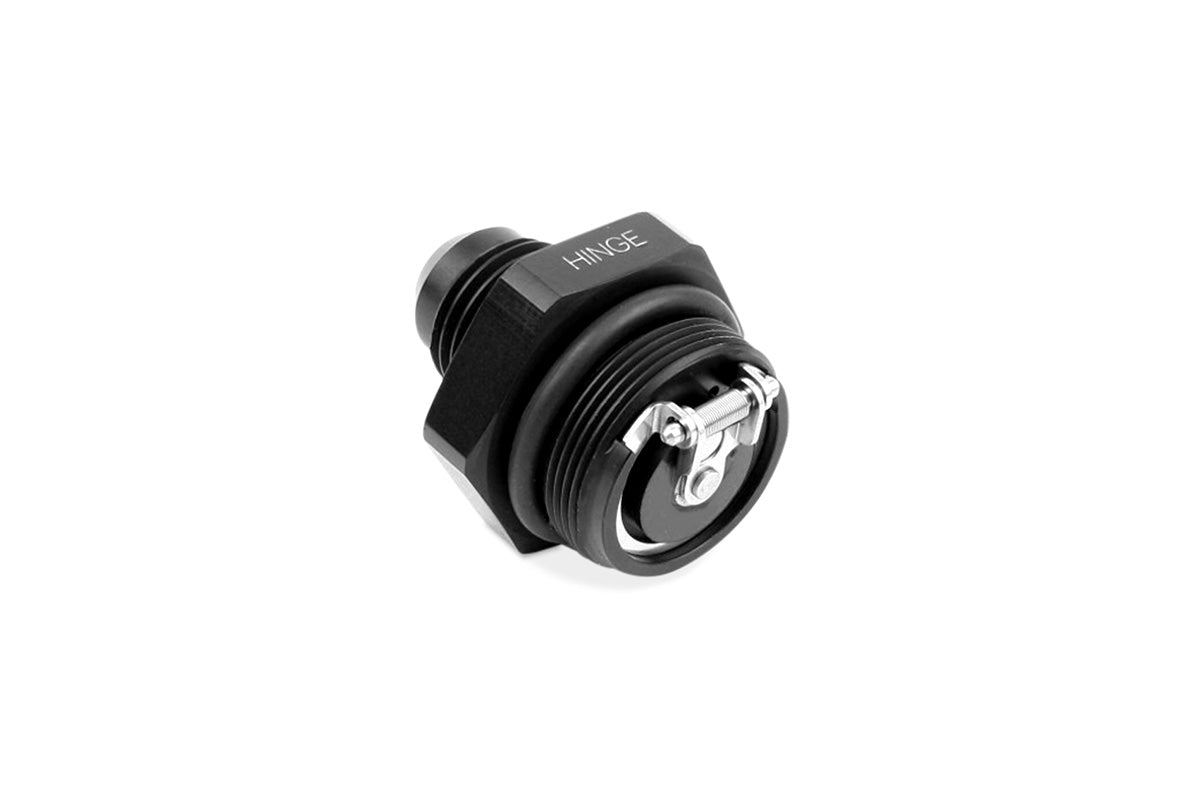 Improved Racing High-Flow, Low Cracking Pressure Flapper Check Valve, -4AN Male