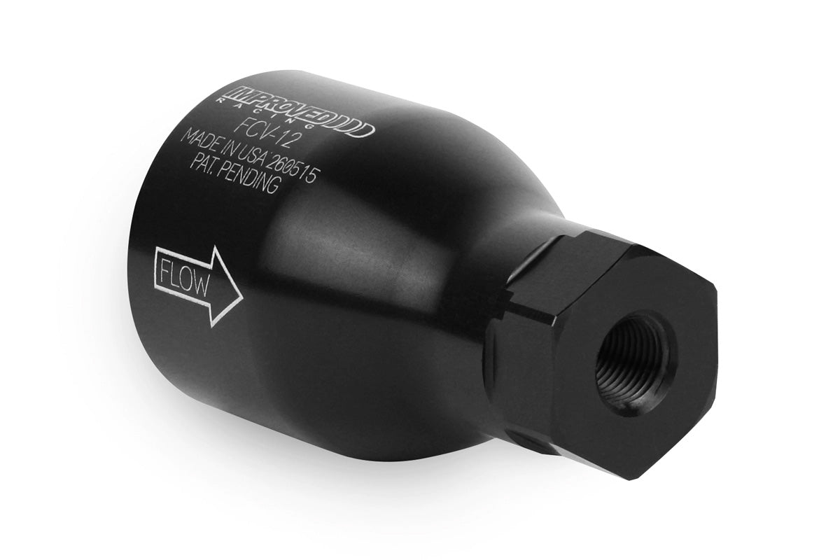 Improved Racing High-Flow, Low Cracking Pressure Flapper Check Valve, 1/8