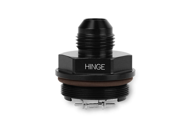 Improved Racing High-Flow, Low Cracking Pressure Flapper Check Valve, -8AN Male, Hinge Side