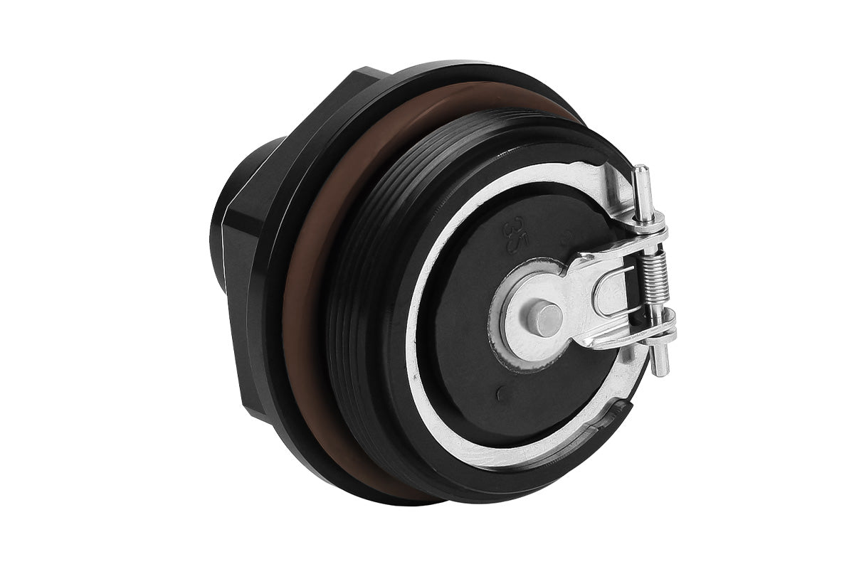 Improved Racing High-Flow, Low Cracking Pressure Flapper Check Valve, -8AN Male, Hinge Side