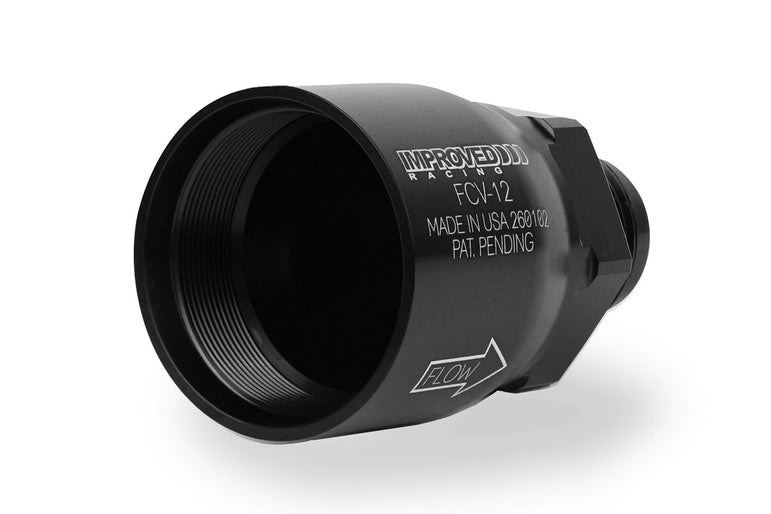 Improved Racing High-Flow, Low Cracking Pressure Flapper Check Valve, -10AN Male, Outlet