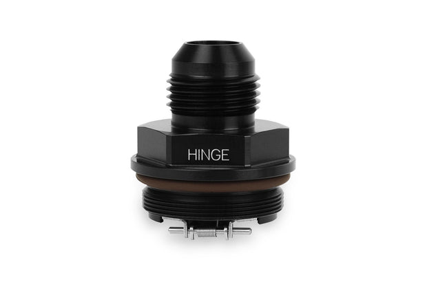 Improved Racing High-Flow, Low Cracking Pressure Flapper Check Valve, -10AN Male, Hinge Side