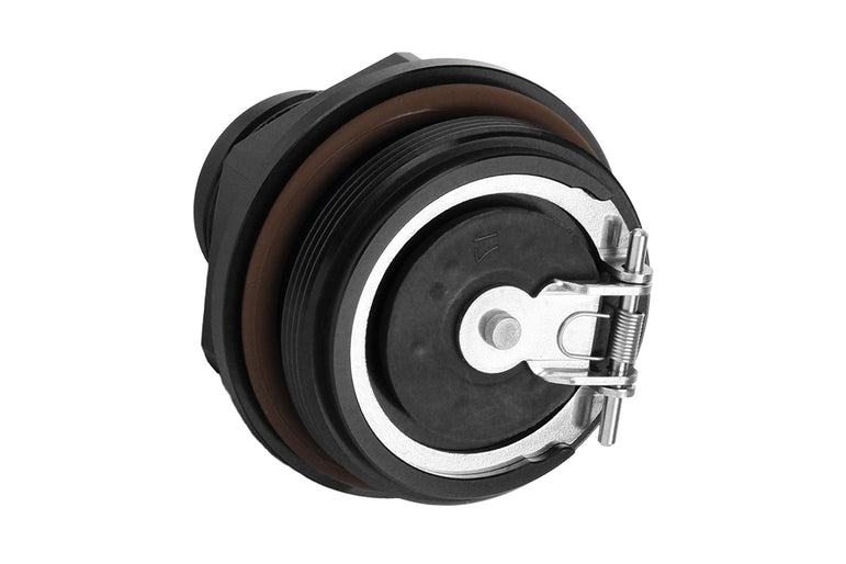 Improved Racing High-Flow, Low Cracking Pressure Flapper Check Valve, -10AN Male, Hinge Side