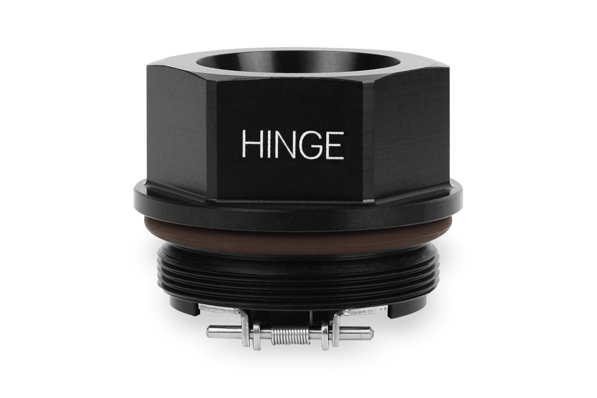 Improved Racing High-Flow, Low Cracking Pressure Flapper Check Valve, -10AN O-Ring Boss Female, Hinge Side