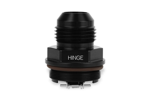 Improved Racing High-Flow, Low Cracking Pressure Flapper Check Valve, -12AN Male, Hinge Side