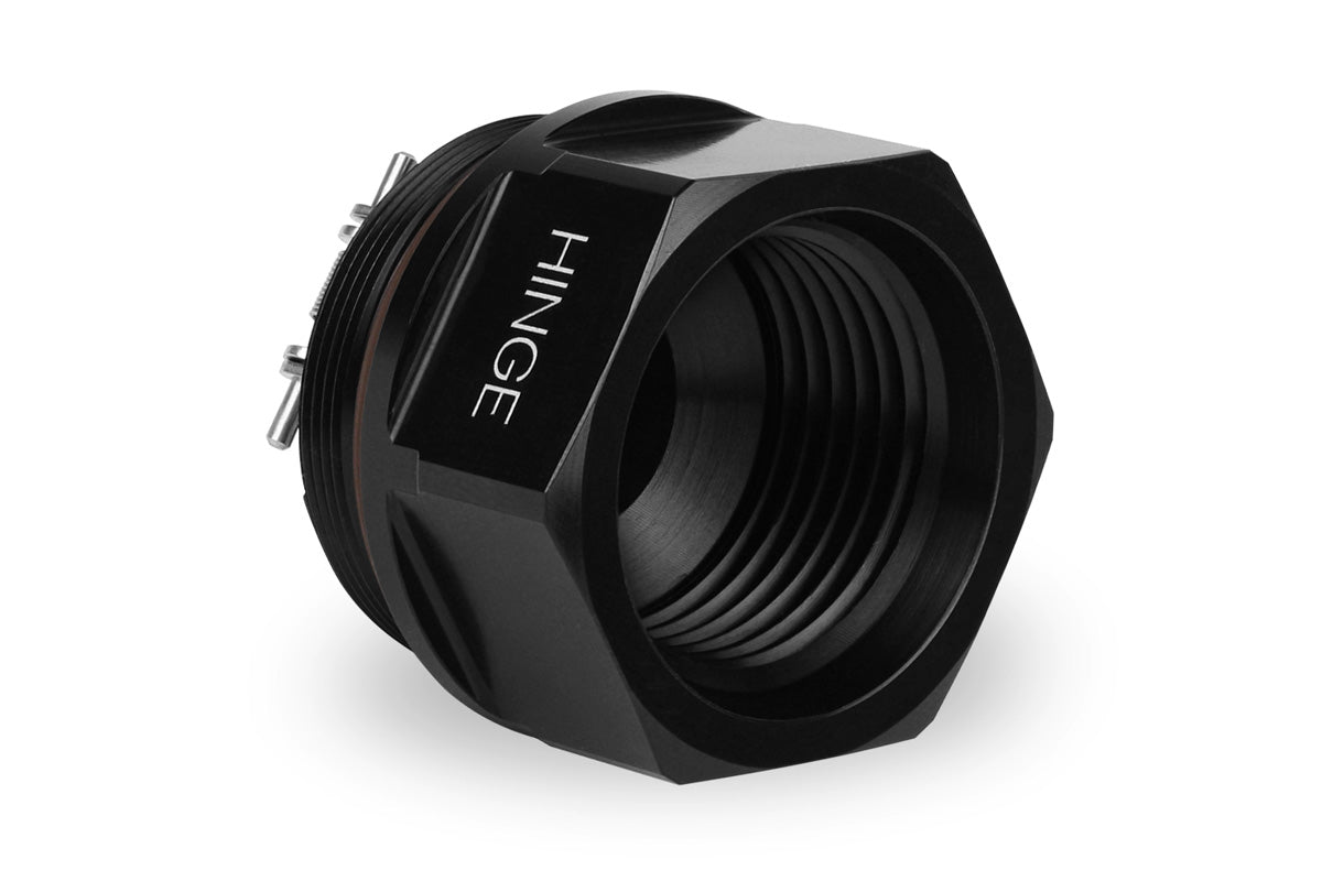 Improved Racing High-Flow, Low Cracking Pressure Flapper Check Valve, -12AN O-Ring Boss Female, Hinge Side