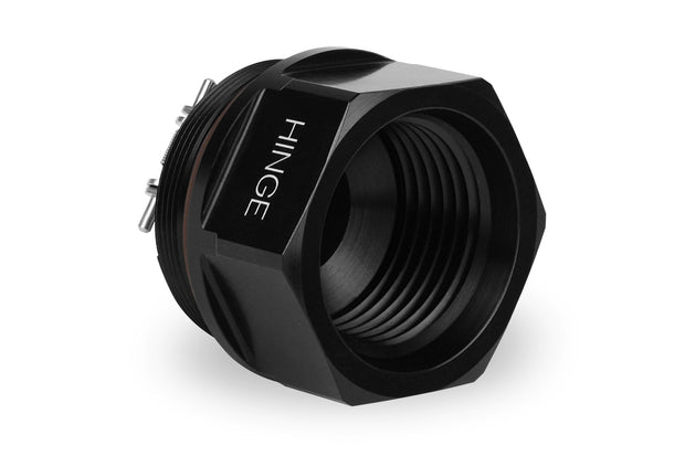 Improved Racing High-Flow, Low Cracking Pressure Flapper Check Valve, -12AN O-Ring Boss Female, Hinge Side