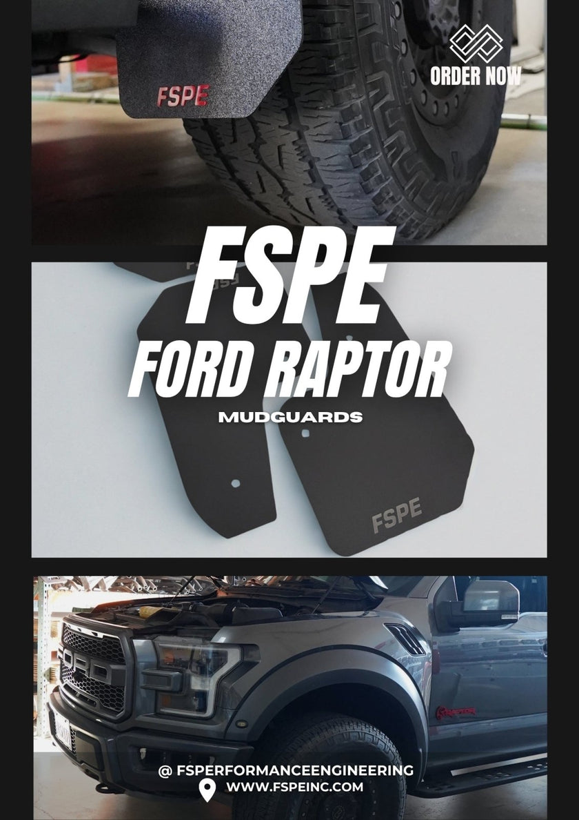 FSPE Mudguards – Ford F-150 Raptor (2017–2020, Gen 2, Set of 4) - JSI Racing 