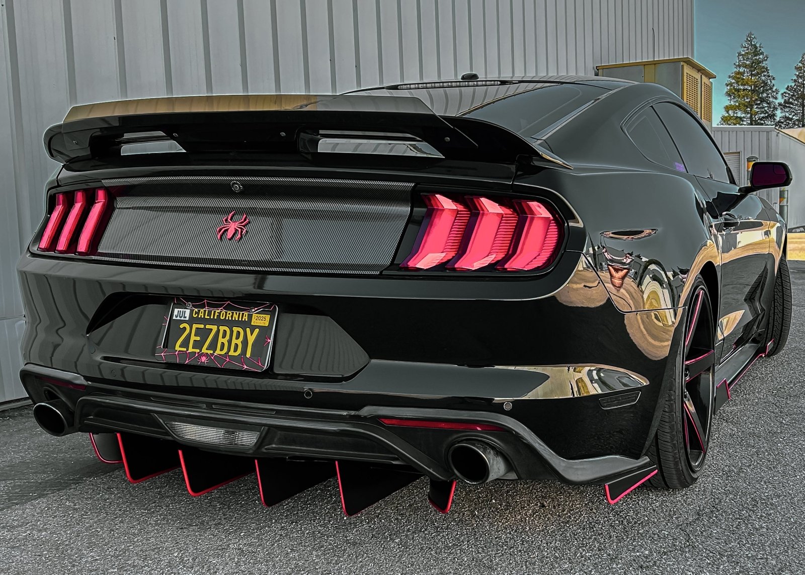 FSPE ATHENA Rear Diffuser & Spats – Mustang S550 (2018–2023 Ecoboost) - JSI Racing 
