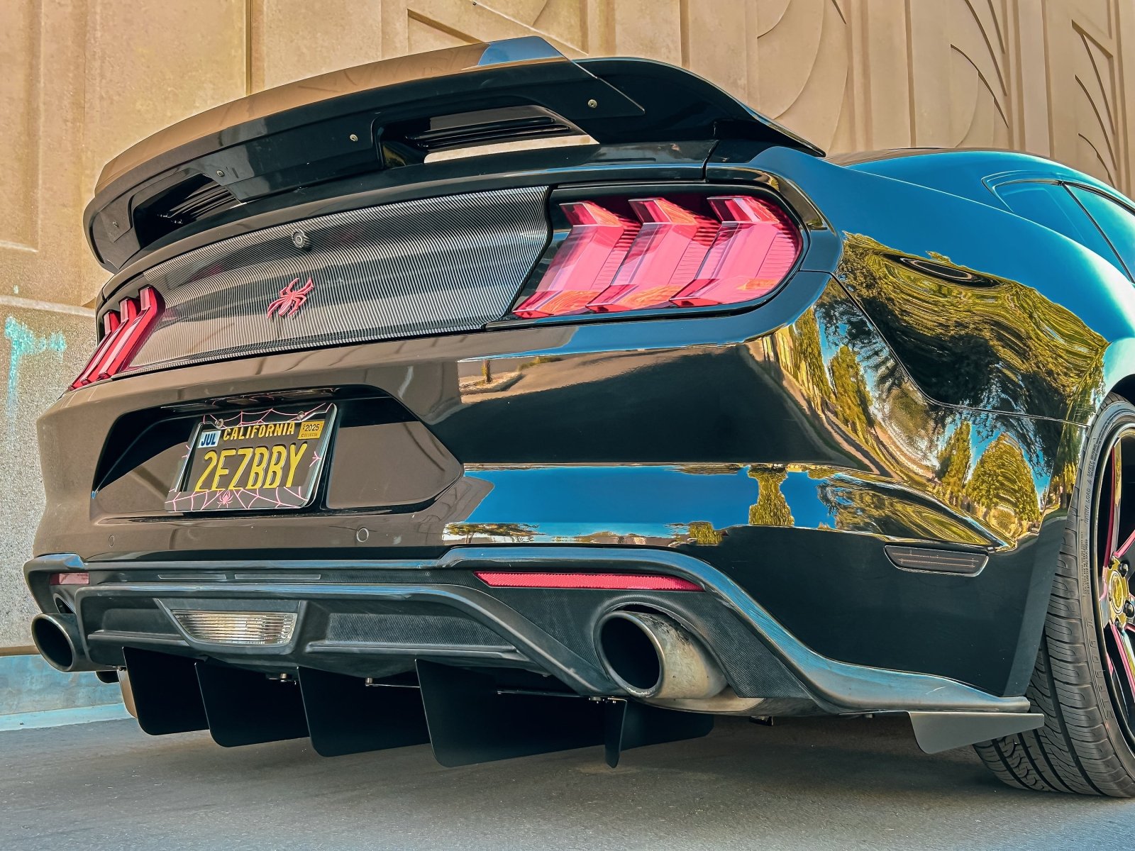 FSPE ATHENA Rear Diffuser & Spats – Mustang S550 (2018–2023 Ecoboost) - JSI Racing 