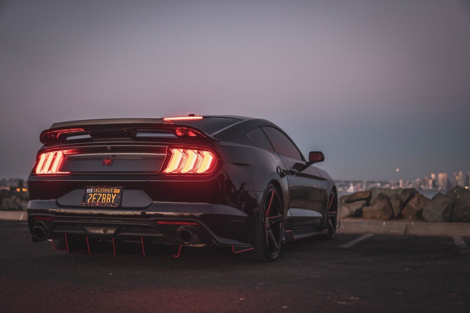 FSPE ATHENA Rear Diffuser & Spats – Mustang S550 (2018–2023 Ecoboost) - JSI Racing 