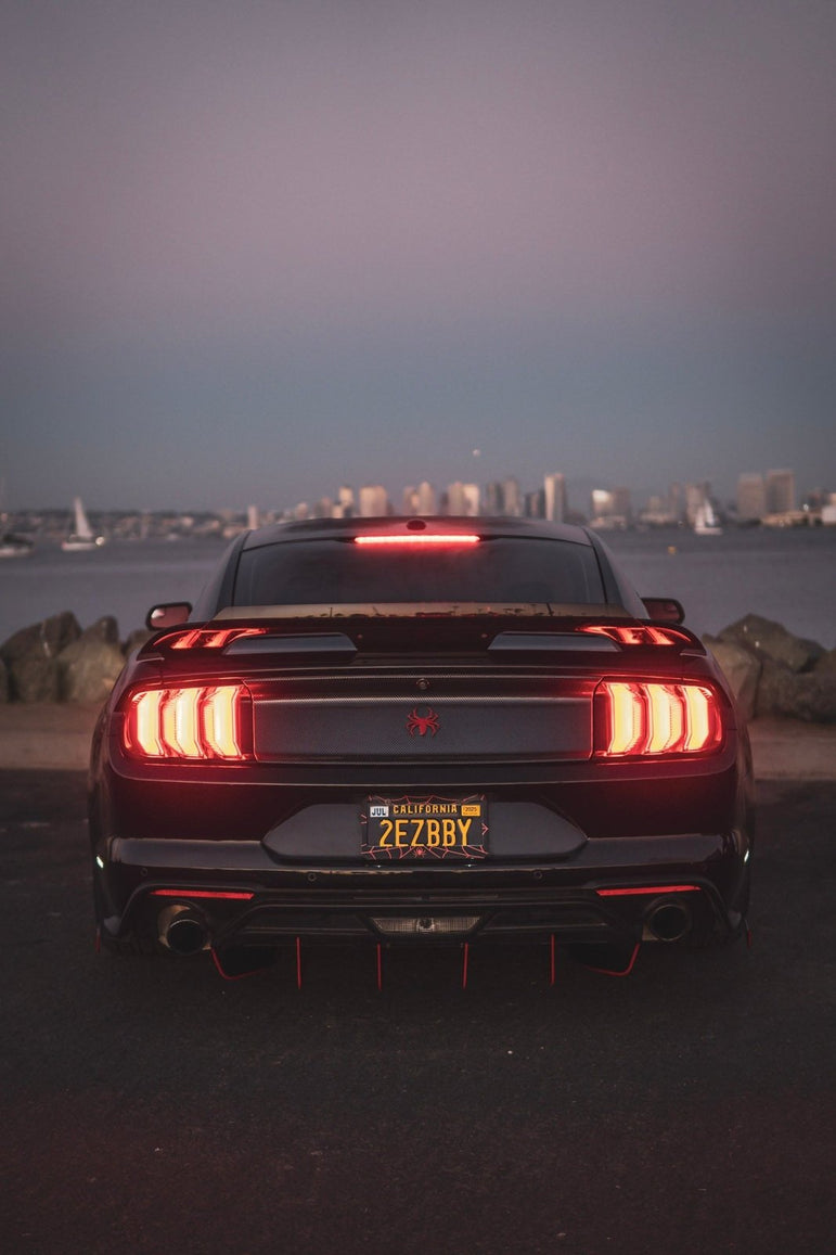 FSPE ATHENA Rear Diffuser & Spats – Mustang S550 (2018–2023 Ecoboost) - JSI Racing 