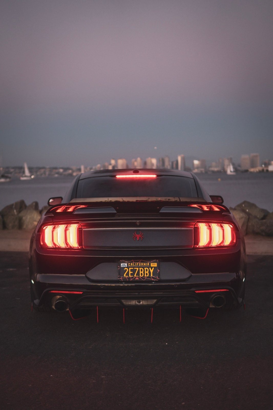 FSPE ATHENA Rear Diffuser & Spats – Mustang S550 (2018–2023 Ecoboost) - JSI Racing 