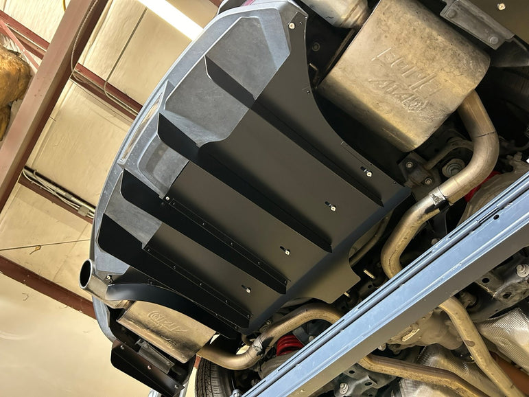 FSPE ATHENA Rear Diffuser & Spats – Mustang S550 (2018–2023 Ecoboost) - JSI Racing 