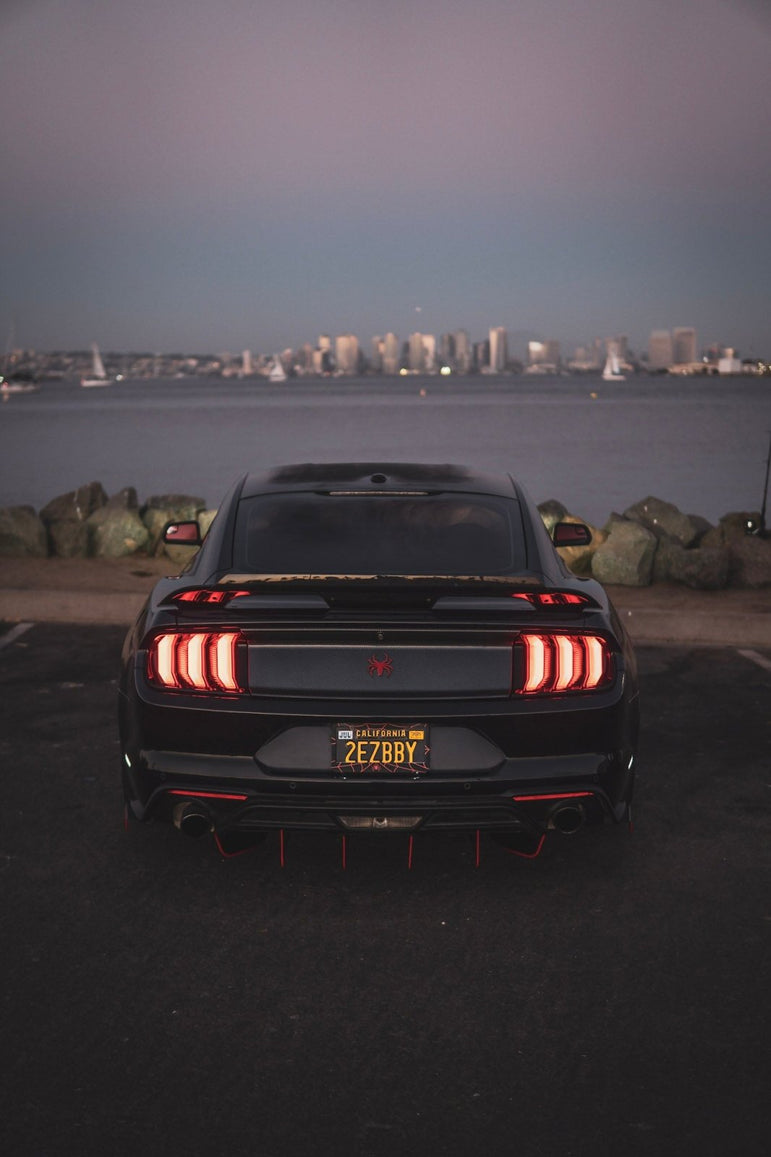 FSPE ATHENA Rear Diffuser & Spats – Mustang S550 (2018–2023 Ecoboost) - JSI Racing 