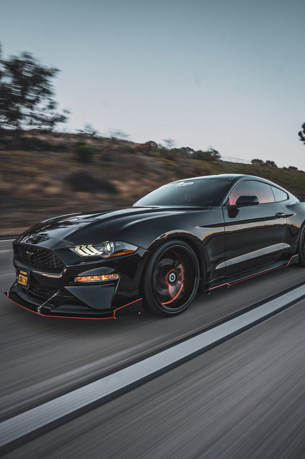 FSPE CHAOS Front Splitter – Mustang S550 (2018–2023 Ecoboost & GT) - JSI Racing 