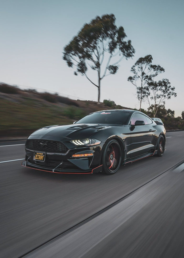 FSPE CHAOS Front Splitter – Mustang S550 (2018–2023 Ecoboost & GT) - JSI Racing 