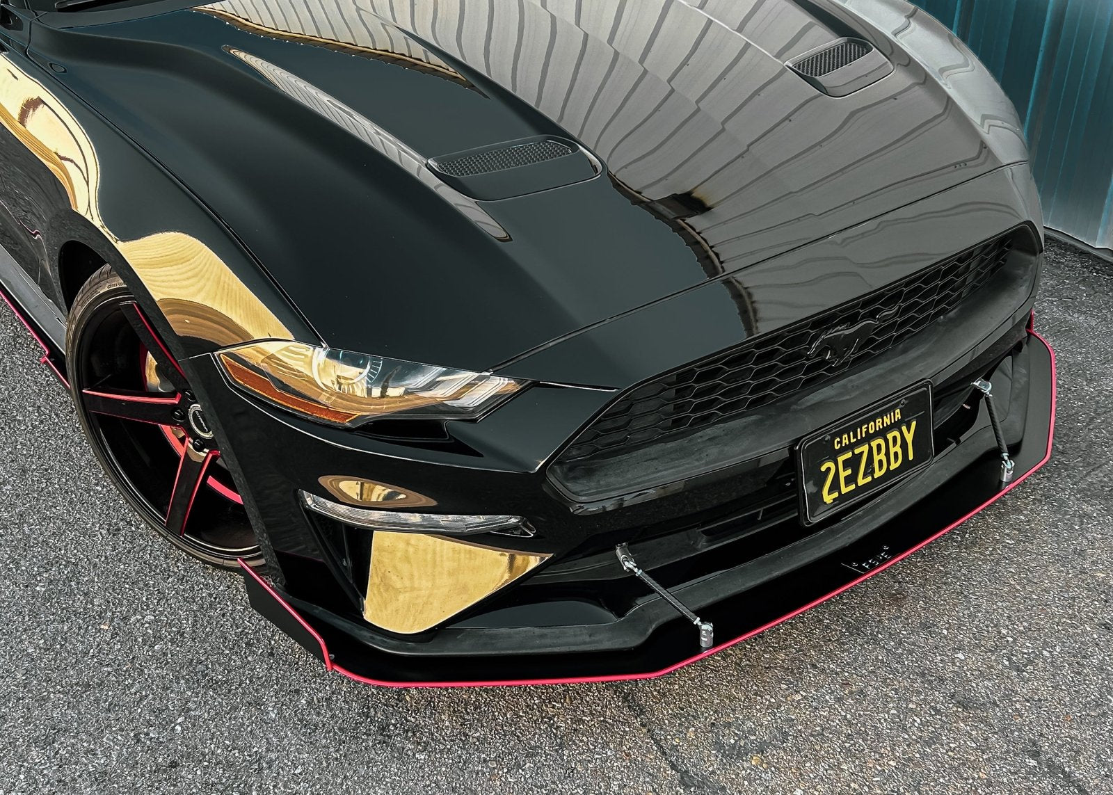 FSPE CHAOS Front Splitter – Mustang S550 (2018–2023 Ecoboost & GT) - JSI Racing 