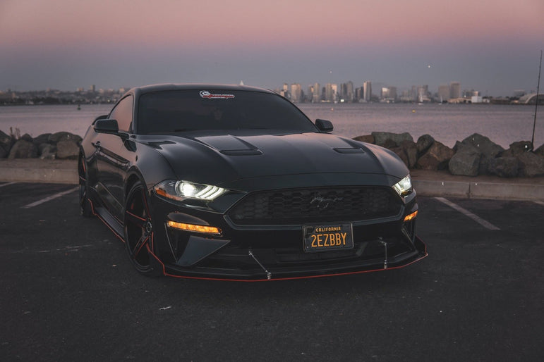 FSPE CHAOS Front Splitter – Mustang S550 (2018–2023 Ecoboost & GT) - JSI Racing 