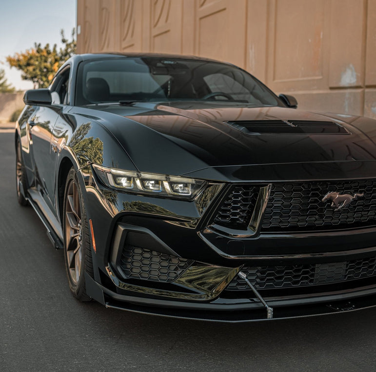 Ford Mustang (2024+) Ecoboost/GT Front Splitter - THE GOAT - JSI Racing 