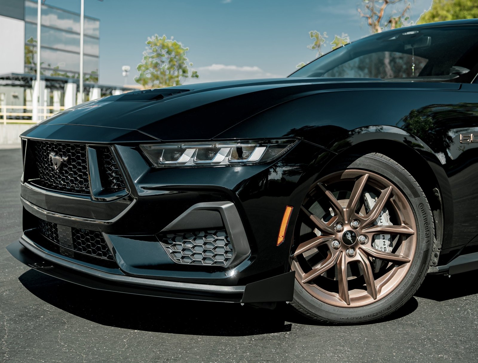 Ford Mustang (2024+) Ecoboost/GT Front Splitter - THE GOAT - JSI Racing 