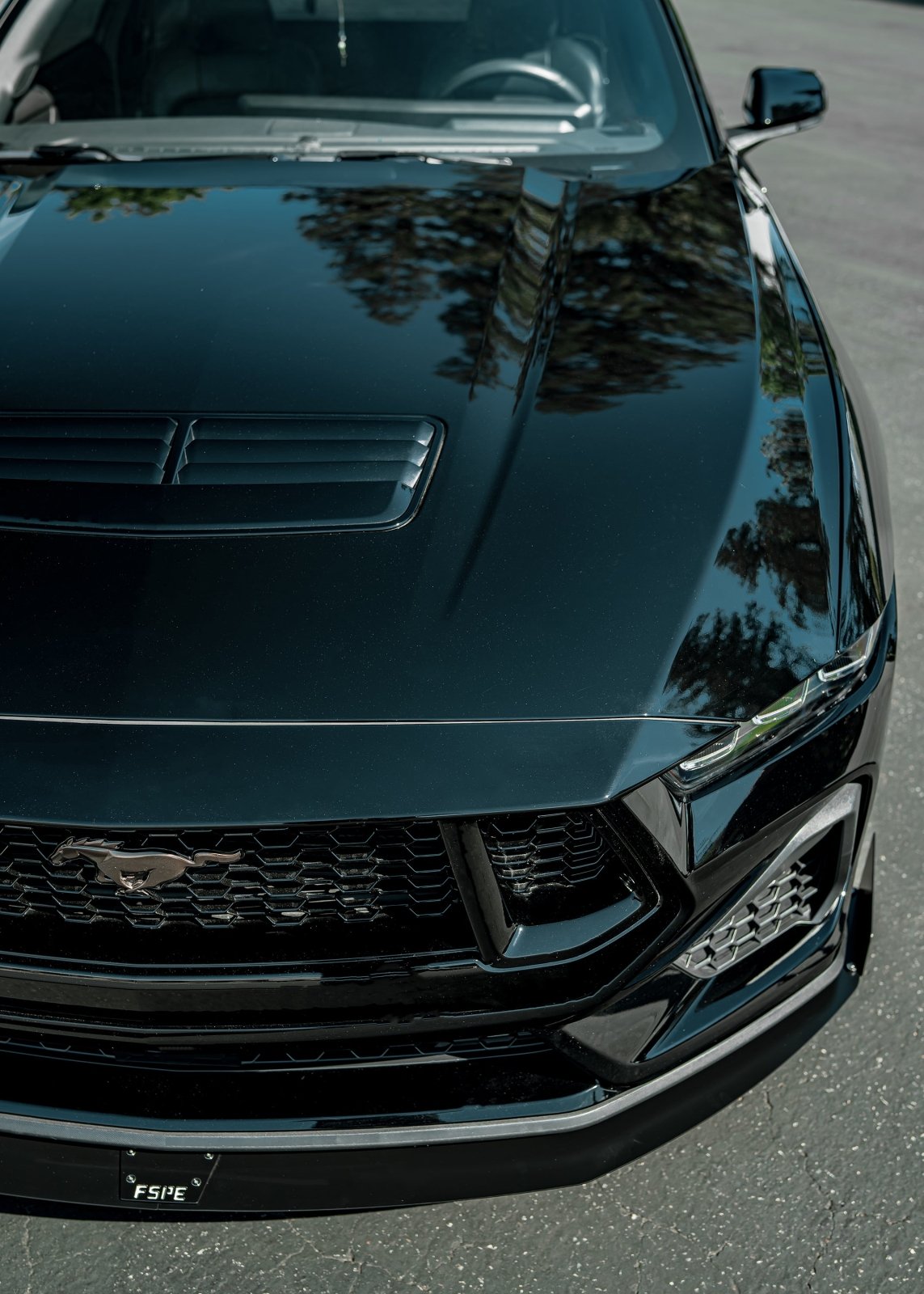 Ford Mustang (2024+) Ecoboost/GT Front Splitter - THE GOAT - JSI Racing 